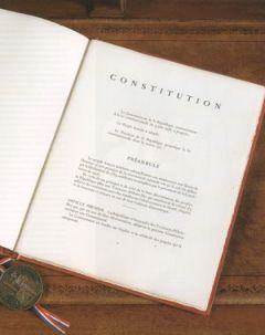 La constitution, crdits photo : Conseil constitutionnel