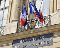 Entre du Ministre de la Justice et des Liberts - Crdits : Dicom