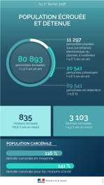 Population �crou�e au 1er f�vrier