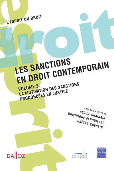 Volume 2. ation des sanctions prononcées en justice